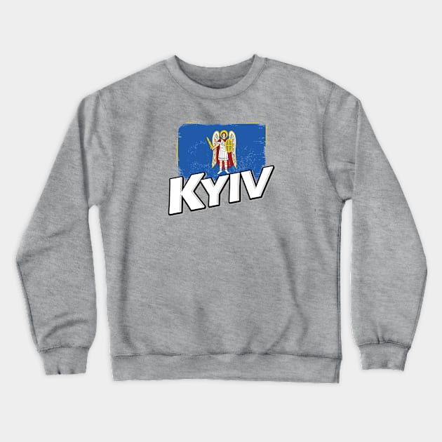 Kyiv flag Crewneck Sweatshirt by PVVD